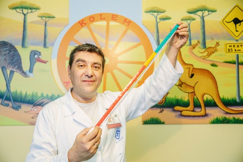 MUDr. Zlatko Marinov v Dětské obezitologické ambulanci FN Motol